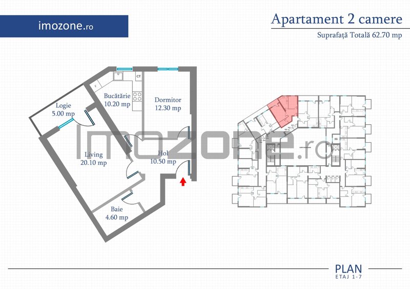 Apartament 2 camere reducere 10% din valoarea avansului